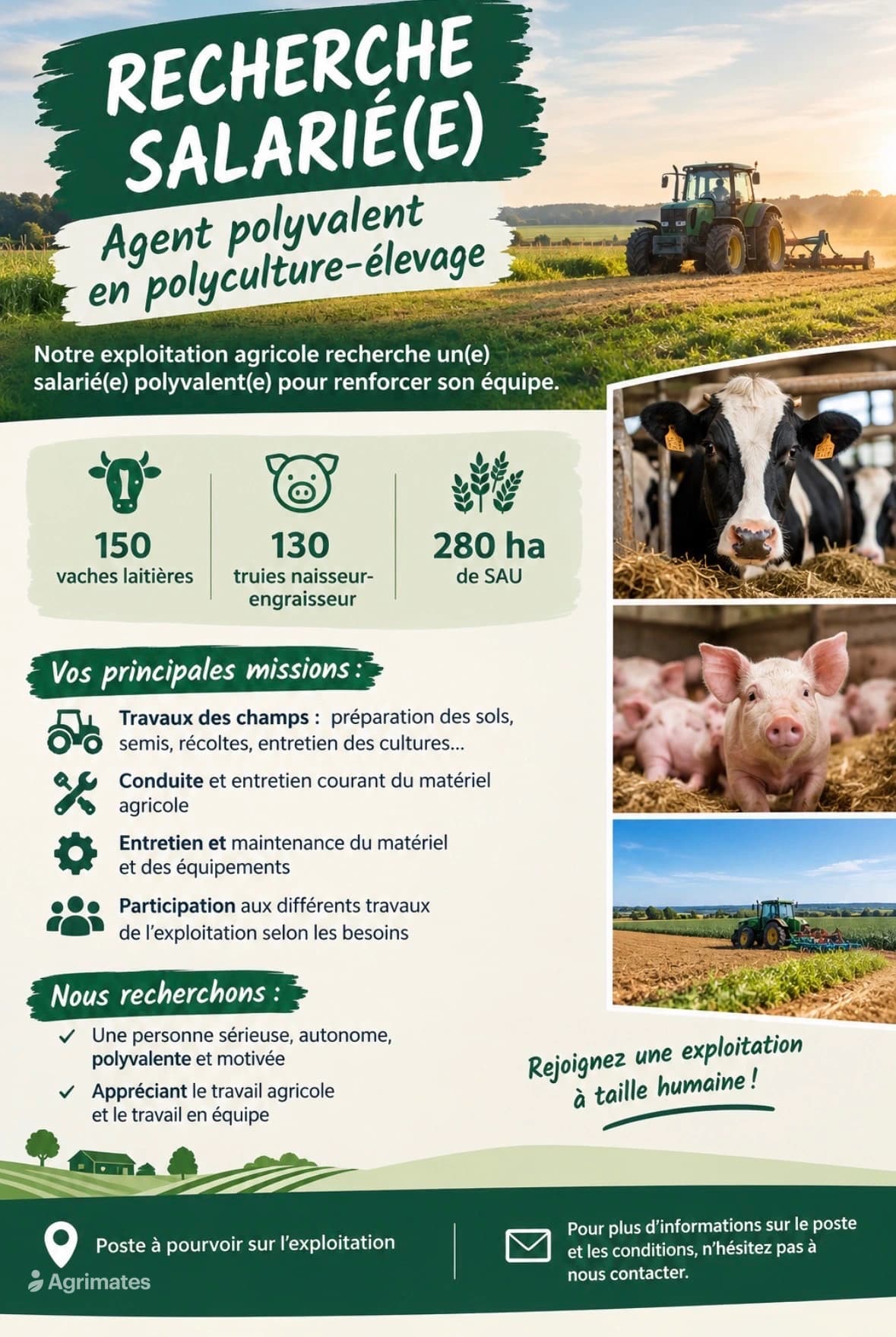 Ouvrier agricole polyvalent